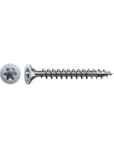 Tornillo madera cabeza plana huella Torx rosca completa baño WIROX en mini caja