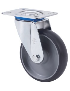 Rueda giratoria con platina sin freno serie ZV-PGZ