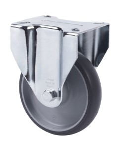 Rueda fija con platina sin freno serie ZV-PGZ