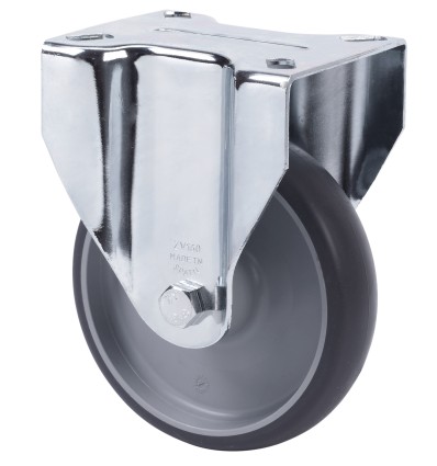 Rueda fija con platina sin freno serie ZV-PGZ