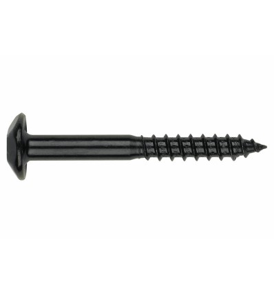 Tornillo inviolable huella Torx zincadocado negro