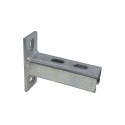 Soporte de pared para carril STRUT galvanizado