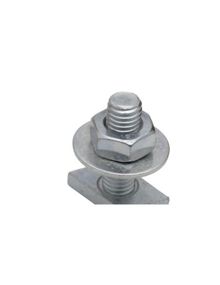 Tornillo cabeza martillo para guías perforadas