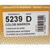 Cerradura seguridad sobreponer marrón entrada 70 mm 88x40 mm 5239-70