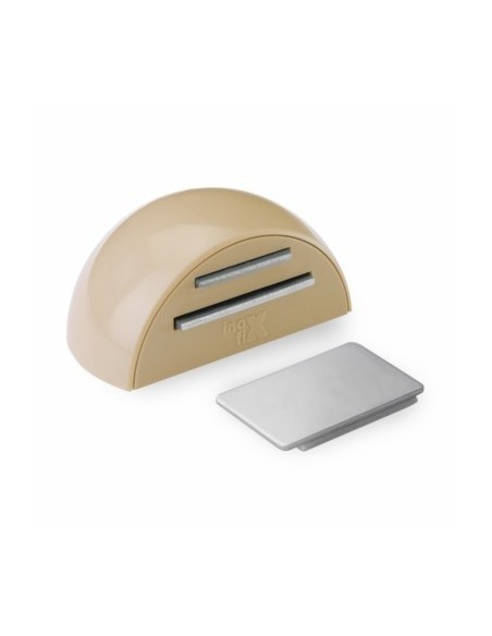 Tope puerta 26x52x38mm retenedor adhesivo