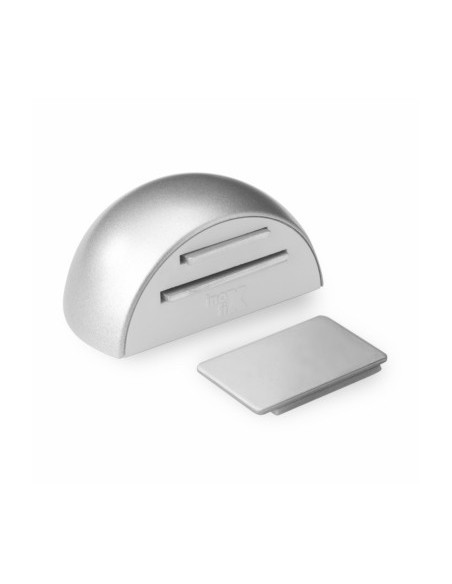 Tope puerta 26x52x38mm retenedor adhesivo