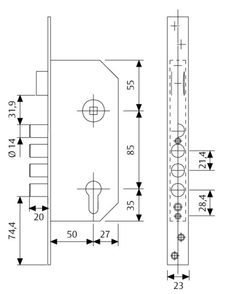 Cerradura de seguridad R200B