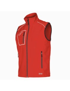 Chaleco softshell rojo SNAPPY