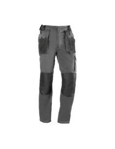 Pantalón multibolsillo gris/negro FLEX 171