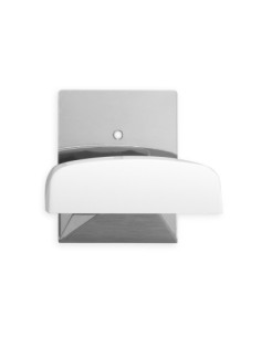 Colgador hogar adhesivo plástico blanco