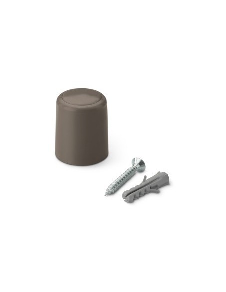 Tope puerta con Tornillo 34x28mm 2 piezas