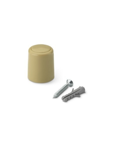 Tope puerta con Tornillo 34x28mm 2 piezas