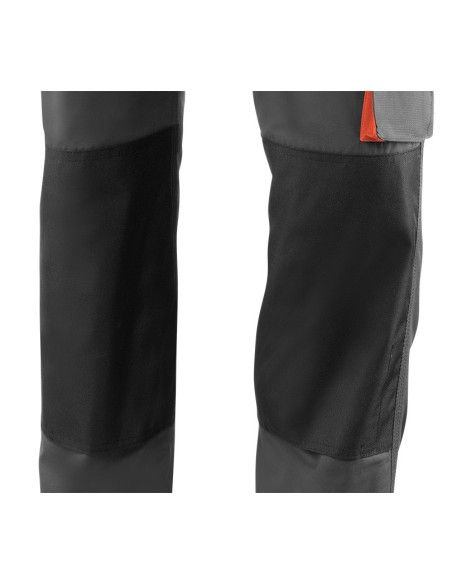 Pantalón multibolsillo gris/negro/naranja TOP RANGE 961