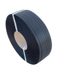 Rollo fleje manual plástrico negro 10 kg
