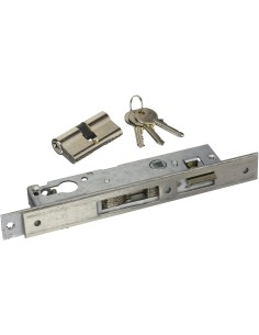 Cerradura perfil metálico l4120 frente inoxidable