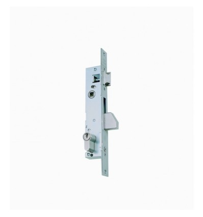 Cerradura perfil metálico 4040 frente inoxidable