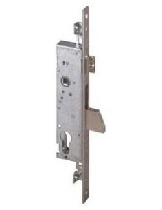 Cerradura perfil metálico 46215 frente inoxidable