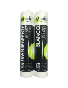 Sellador de silicona de acetato altas prestaciones 280 ml