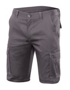 Pantalón corto multibolsillo azul STRETCH 103009S