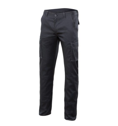 Pantalón multibolsillo negro 103001