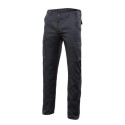 Pantalón multibolsillo negro 103001