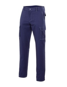 Pantalón multibolsillo azul marino 103001
