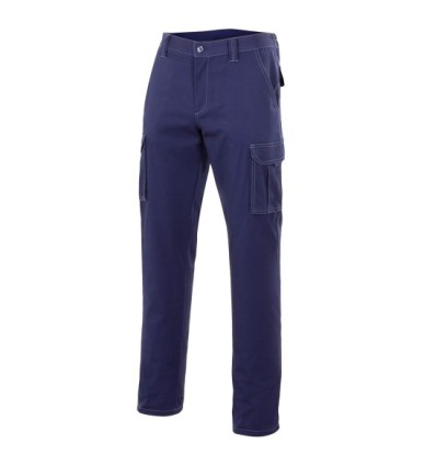 Pantalón multibolsillo azul marino 103001