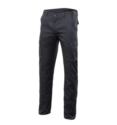 Pantalón multibolsillo gris 103001