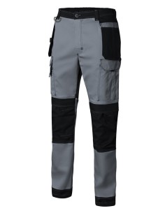 Pantalón canvas gris/negro STRETCH 103019S