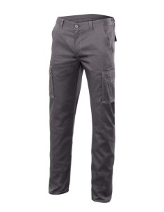 Pantalón multibolsillo gris STRETCH 103005S