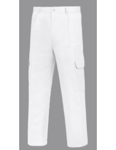 Pantalón multibolsillo blanco L500 PGM31