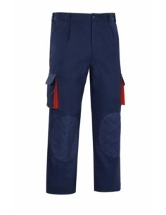 Pantalón multibolsillo marino/rojo CARGO PRGM