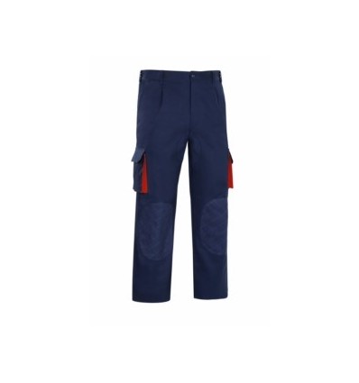 Pantalón multibolsillo marino/rojo CARGO PRGM