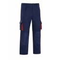 Pantalón multibolsillo marino/rojo CARGO PRGM