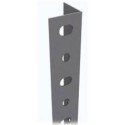 Ángulo estantería ranurado metal gris P35