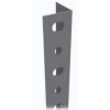 Ángulo estantería ranurado metal gris P35