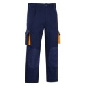 Pantalón multibolsillo marino/naranja CARGO PRGA