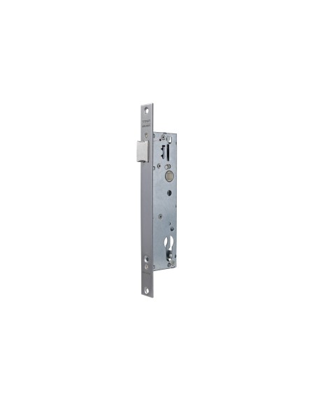 Cerradura perfil metálico estrecho 4219BE frente inoxidable