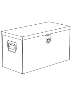 Baul para herramientas metálico mod 138