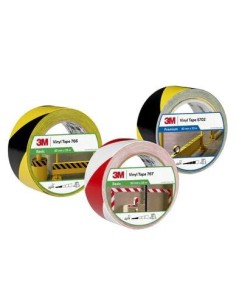 Rollo cinta adhesiva señalización vinilo 50mm x 33m