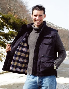 Chaleco multibolsillo acolchado marino WESTPORT 860