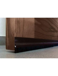Burlete aluminio adhesivo con fleco 92 cm