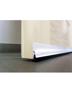 Burlete aluminio adhesivo con labio 105 m