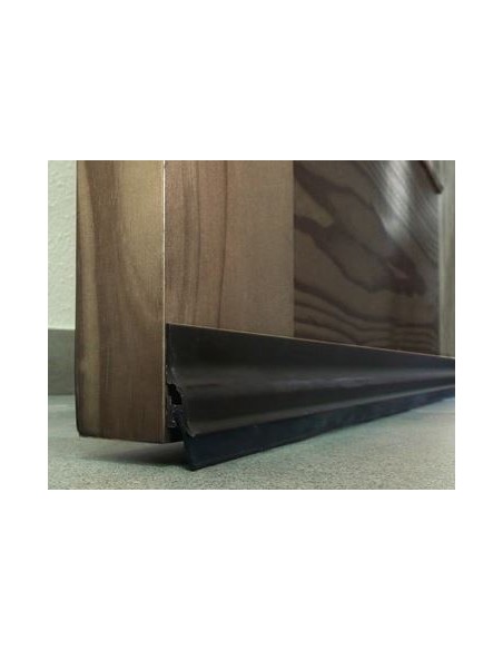 Burlete aluminio adhesivo con labio 105 m