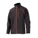 Chaqueta softshell negro/naranja fluor 206001