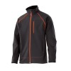 Chaqueta softshell negro/naranja fluor 206001