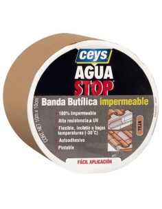 Rollo banda butilo 15cm x 10 m mod AGUASTOP