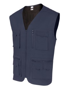 Chaleco multibolsillo acolchado navy 105901