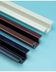 Perfil puerta corredera superior/inferior PVC