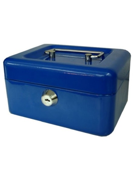 Caja de caudales azul